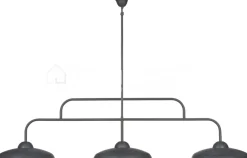 Verdace verlichting Old Pharmacy Grey beige metal, 3 x E27, 128,5cm x H85cm