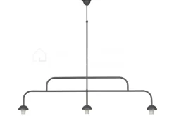 Verdace verlichting Old Pharmacy Grey beige metal, 3 x E27, 128,5cm x H85cm
