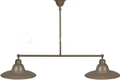 Verdace verlichting Old Pharmacy, L 72cm - H 85cm max. (adjustable), Lead paint metal