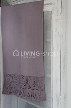Jeanne d'Arc Living Paarse badhanddoek, 80x140 cm van