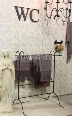 Jeanne d'Arc Living Paarse badhanddoek, 80x140 cm van