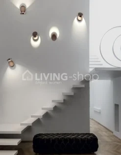 Pin-up wandlamp en plafondlamp brons koper Lodes