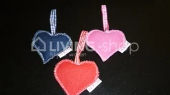 PLOEM Hartjes van jeans sleutelhanger