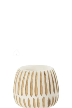 J-LINE Pot Ying S pure naturel badkameraccessoires