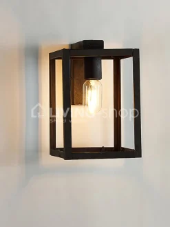 Verlichting online Quadro landelijke loft wandlamp