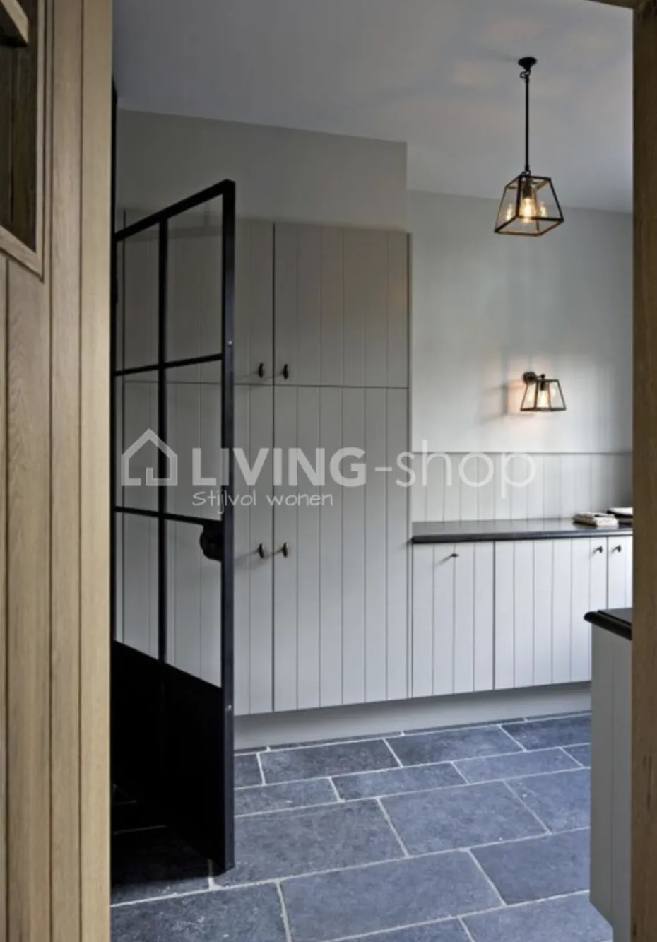 Verlichting online Quadro landelijke stijl wandlamp