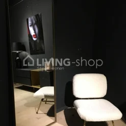 PR LIVING Rechthoekige moderne ijzeren spiegel MARS