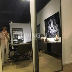 PR LIVING Rechthoekige moderne ijzeren spiegel MARS