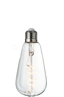 J-LINE Retro LEDLAMP ST64 spiraal E27 dimbaar