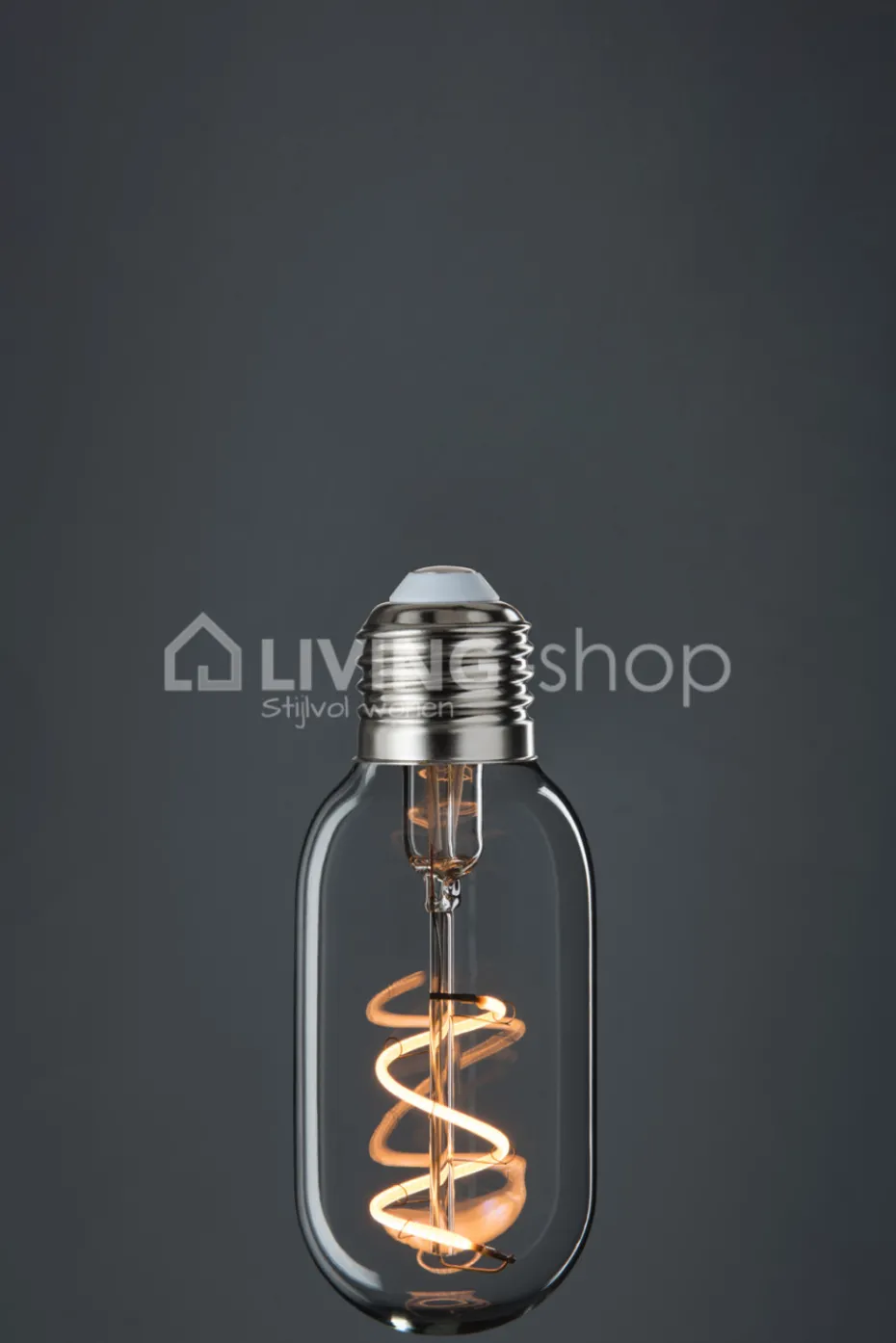 J-LINE Retro LEDLAMP T45 SPIRAAL E27 dimbaar