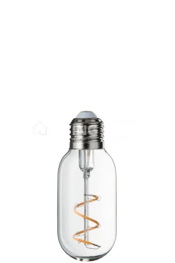 J-LINE Retro LEDLAMP T45 SPIRAAL E27 dimbaar
