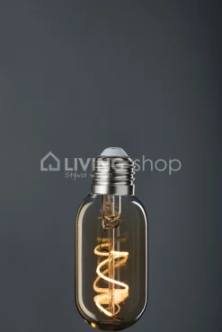J-LINE Retro LEDLAMP T45 SPIRAAL E27 dimbaar