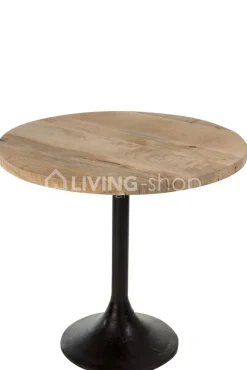 J-LINE Ronde houten bar tafel