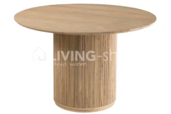 J-LINE Ronde tafel Mangohout Vincent naturel Meubelen