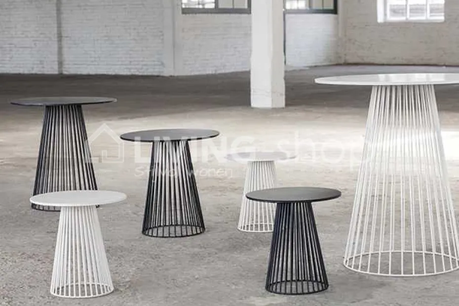 Serax Ronde zwarte tafel Antonino Sciortino - zwart bijzettafeltje van