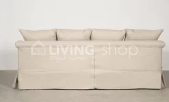 PR LIVING Salon landelijke stijl Eline sofa 3,5 zitbank met rok