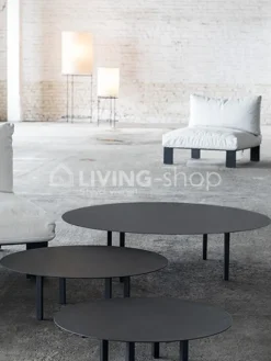 Serax Salontafel rond zwart staal Ø 118cm