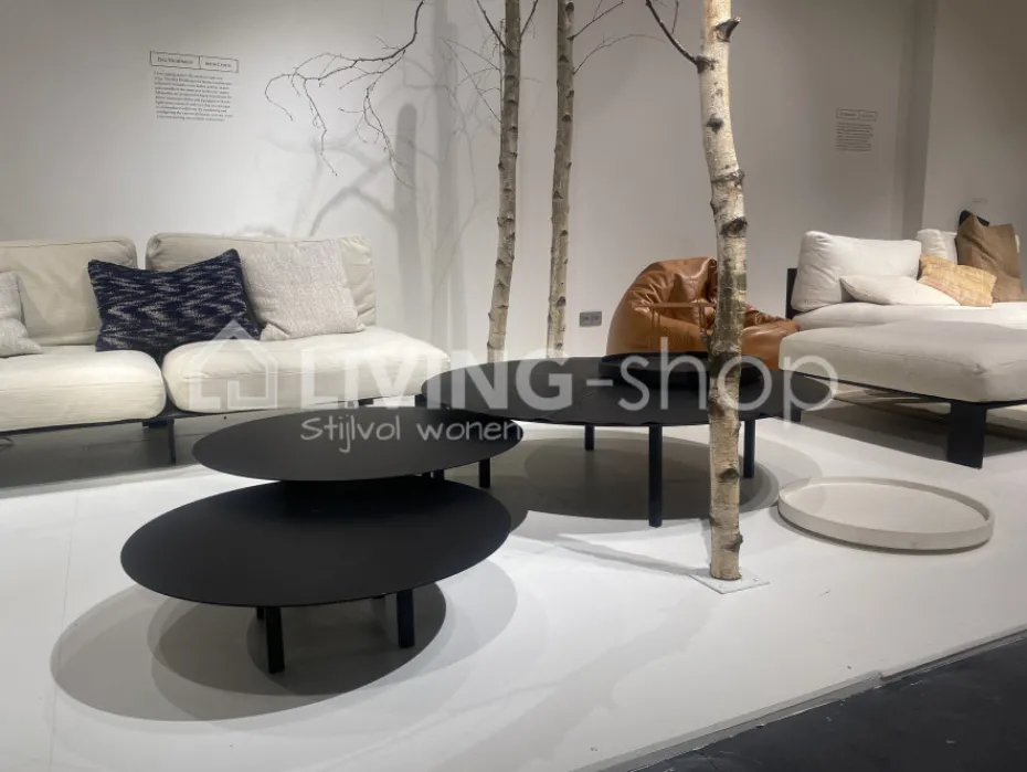 Serax Salontafel rond zwart staal Ø 118cm