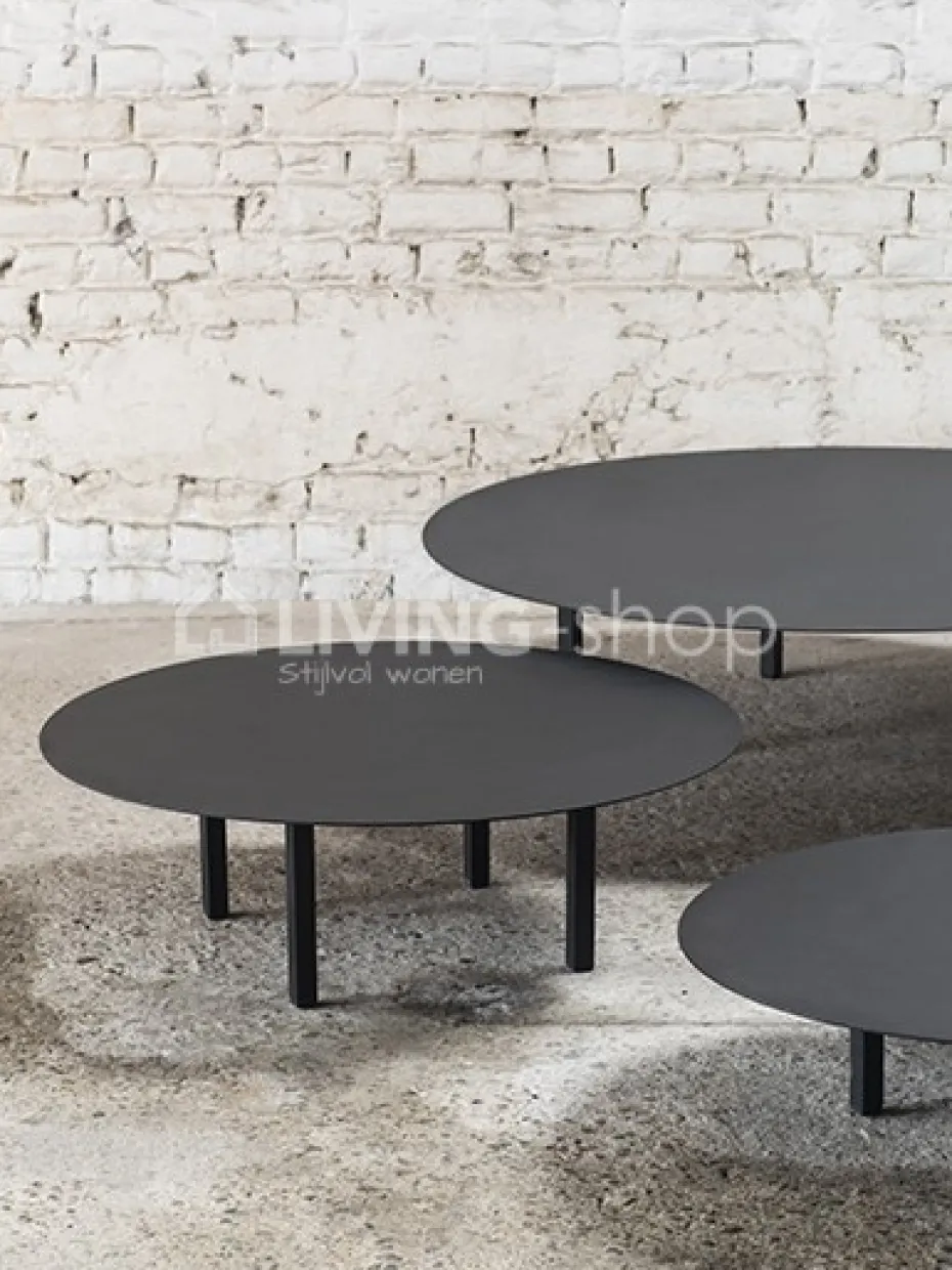 Serax Salontafel rond zwart staal Ø 118cm