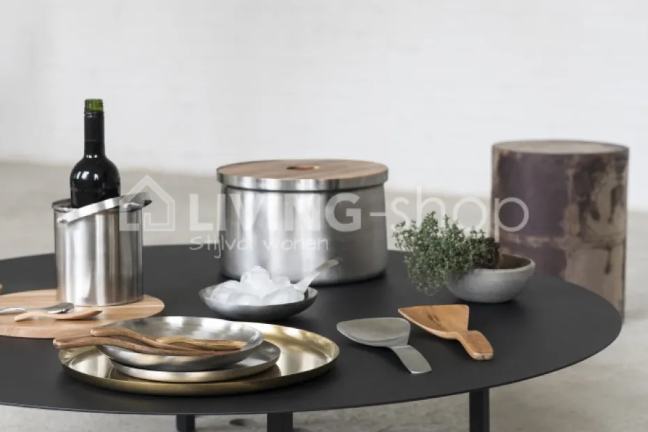 Serax Salontafel rond zwart staal Ø 118cm