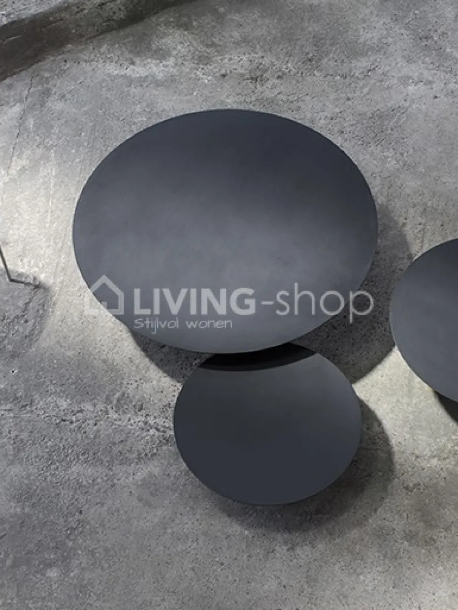Serax Salontafel rond zwart staal Ø 118cm
