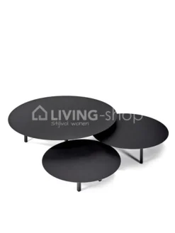 Serax Salontafel rond zwart staal Ø 118cm