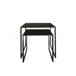 SCAPA HOME Cubo Side tables iron zwart