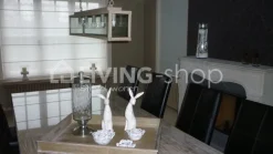 J-LINE Set 2 dienbladen landelijke stijl,
