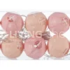 J-LINE Sfeer tuinverlichting lampions lichtslinger roze / zalm