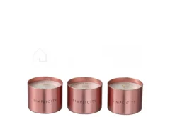 J-LINE SIMPLICITY geurkaarsen in geschenkdoos