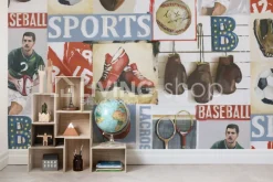 Rebel Walls Sports behangpapier kinderkamer