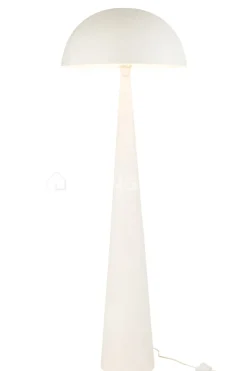 J-LINE Staande lamp paddenstoel zwart