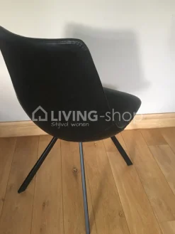 Stoel Alicia ginger pu+ black leg