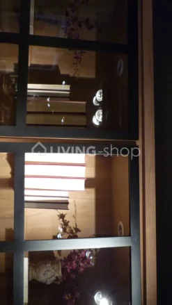 TIMELESS LIVING Strak landelijke vitrinekast met ingebouwde LED lichten