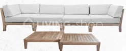 Teak outdoor lounge modulair salon