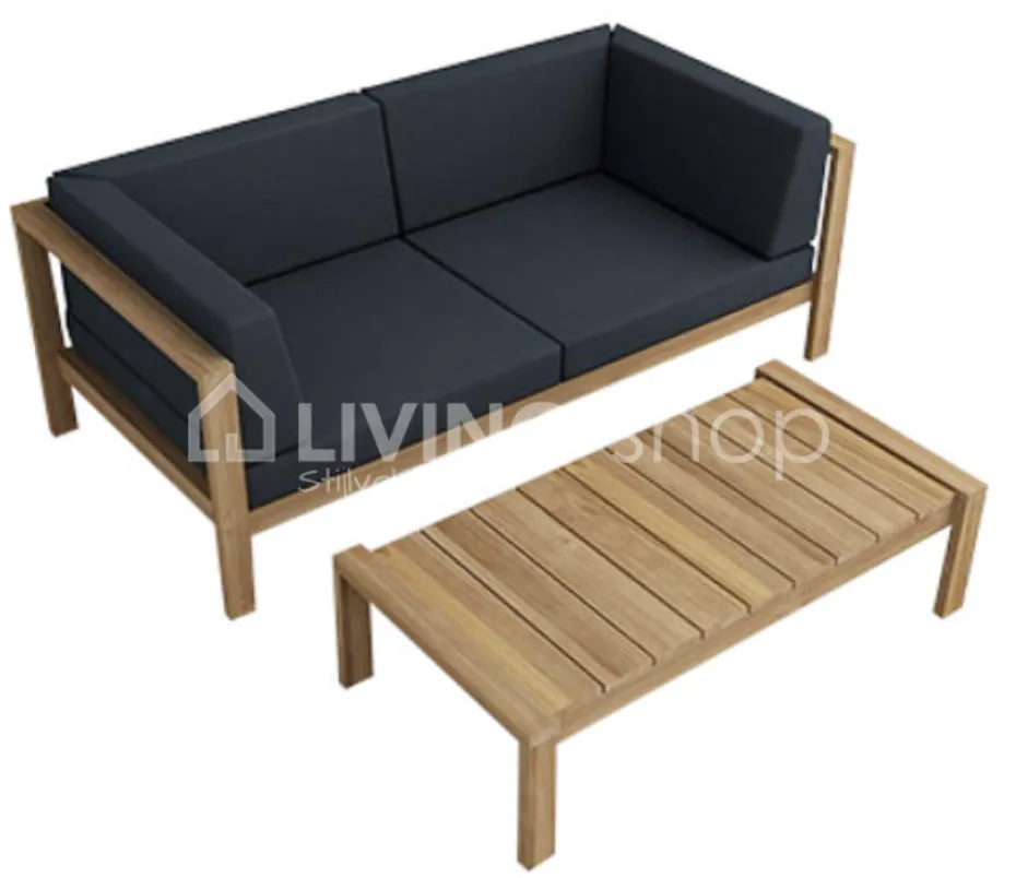 Teak outdoor lounge salon clubzetel