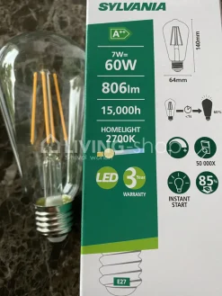 Verdace verlichting Toledo retro LED E27 dimbaar 60W - 806 Lumen