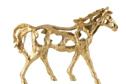 J-LINE Tuinbeeld paard rennend