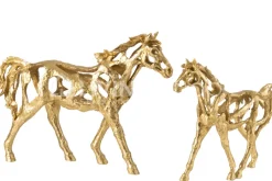 J-LINE Tuinbeeld paard rennend