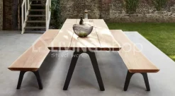 Diphano Tuinmeubelen Pure 650 outdoor picknick tafel en banken L240
