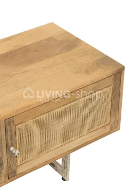 J-LINE Tv kast Hout Naturel meubelen
