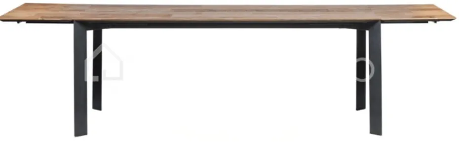 TIMELESS LIVING Uitschuifbare Tafel TEAK landelijke stijl