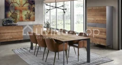 TIMELESS LIVING Uitschuifbare Tafel TEAK landelijke stijl