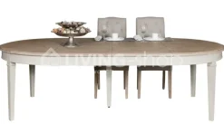 TIMELESS LIVING Verlengbare ovale dineertafel landelijke stijl