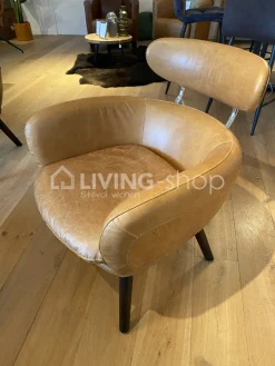Vintage Lederen Clubzetel Landelijke Stijl Zwart