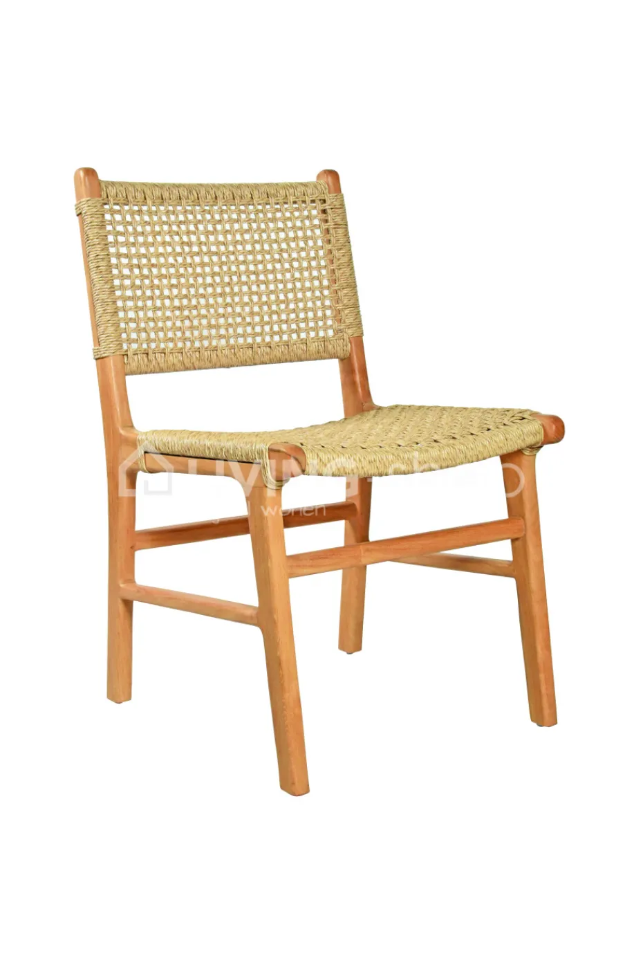 Viro Rotan Teak Stoel Scandinavische stijl Naturel