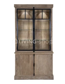 TIMELESS LIVING Vitrinekast landelijke stijl kast