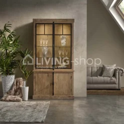 TIMELESS LIVING Vitrinekast landelijke stijl kast