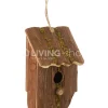 J-LINE Vogelhuisje hout vogelkast
