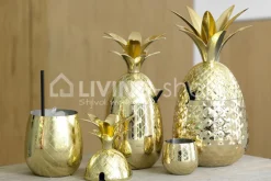 Cosy & Trendy Voorraadpot ananas beker goud
